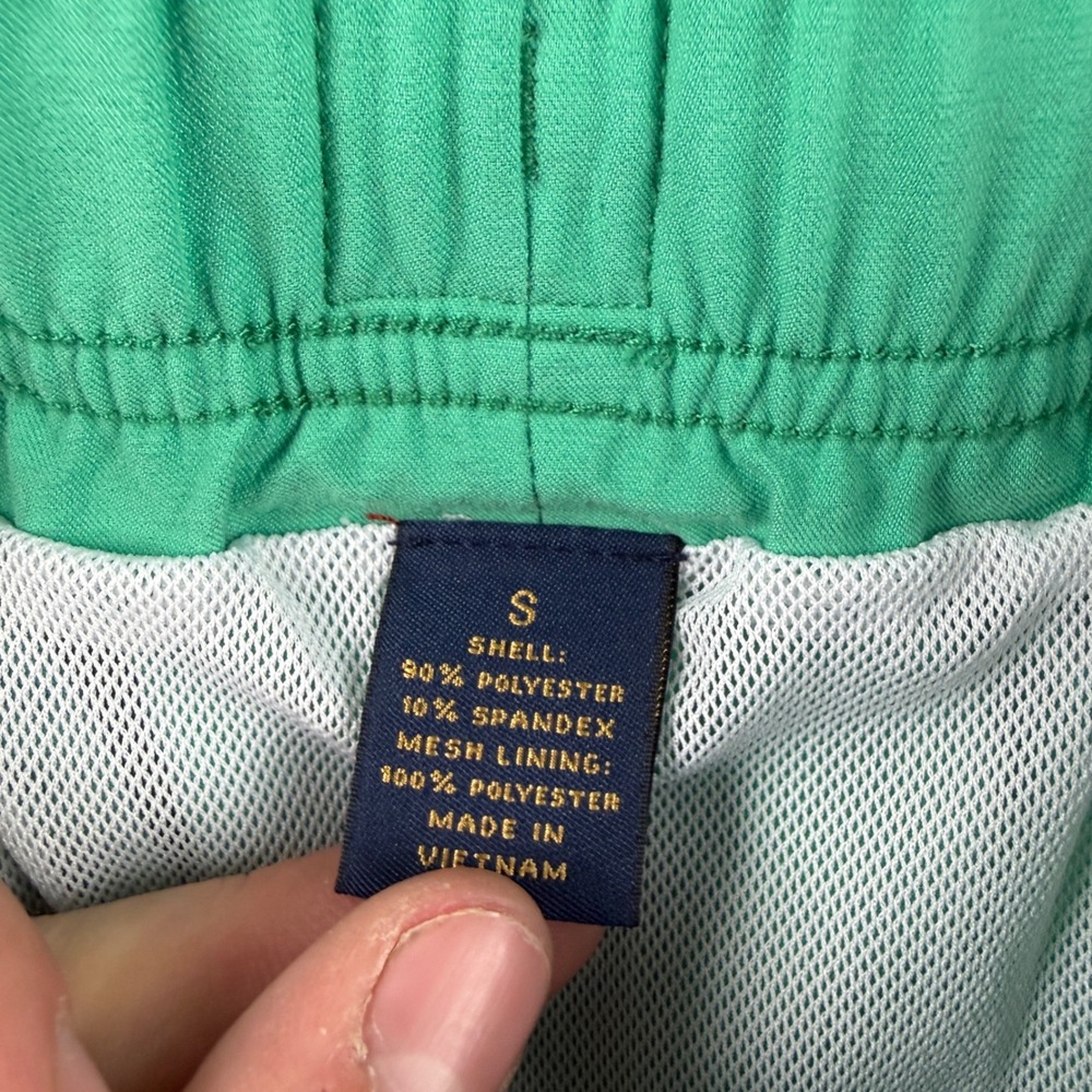 Brooks Brothers Swim Trunks Men's S Green Mesh Lined Drawstring Board Shorts - Picture 5 of 9